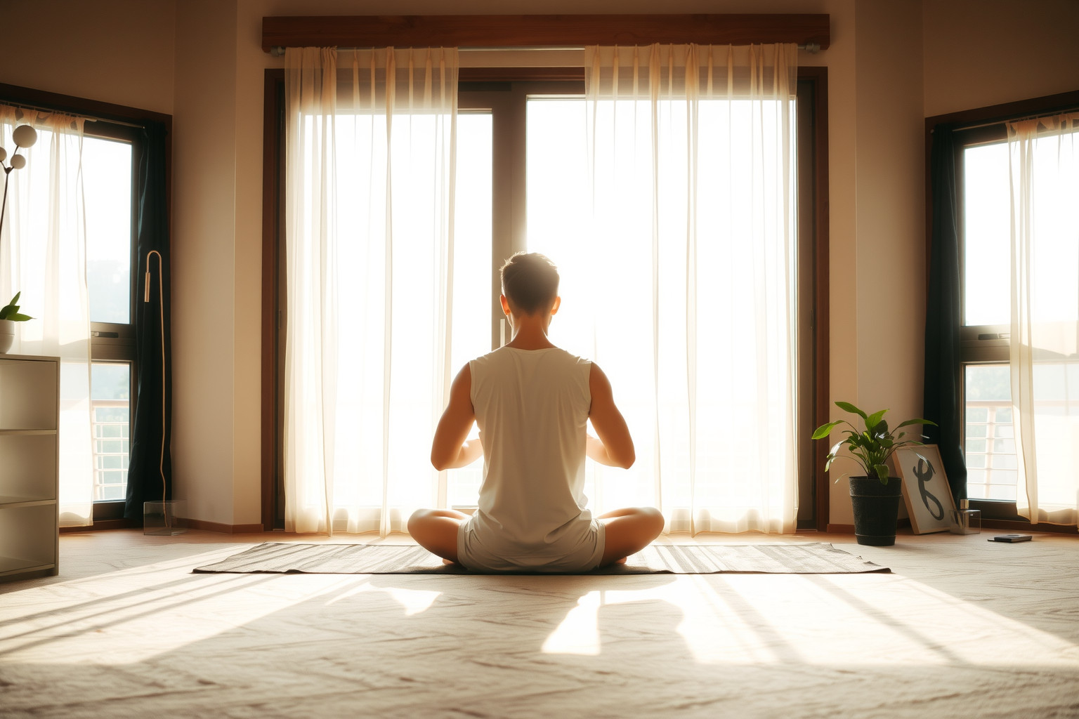 A reggeli meditáció növeli a mentális tisztaságot és fókuszt.