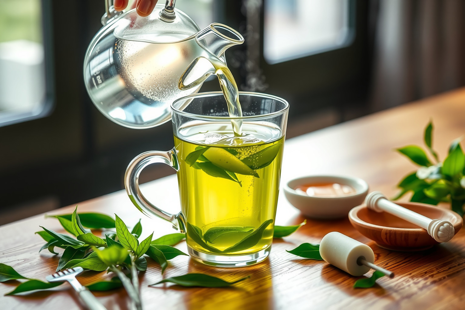 A zöld tea antioxidánsai segítik a bőr regenerálódását.