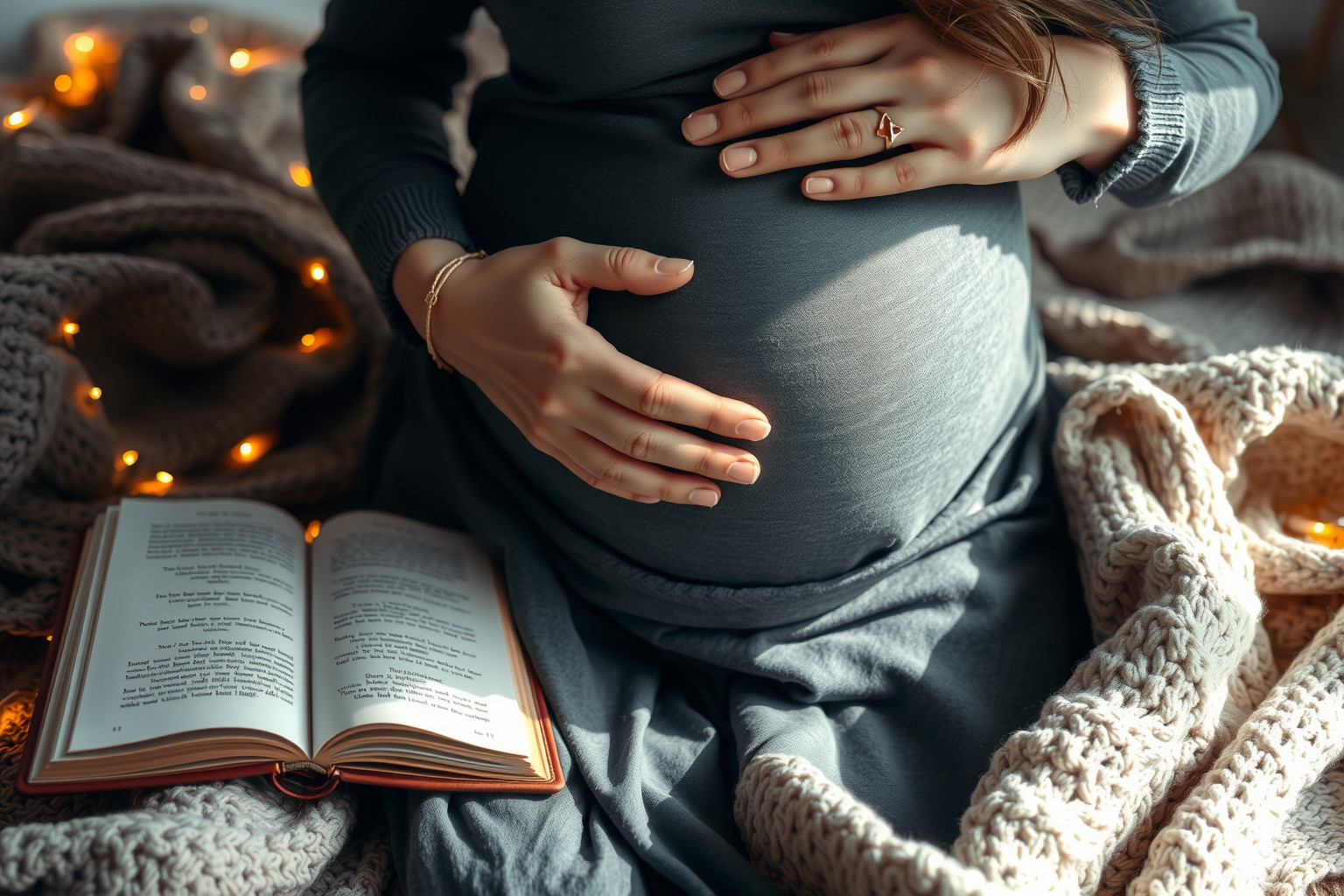 Meséljünk nyugtató meséket, erősíti a babapocak kötődését.