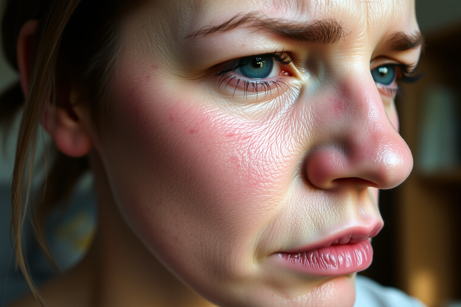 A stressz súlyosbítja a rosacea okozta arcpirosságot.