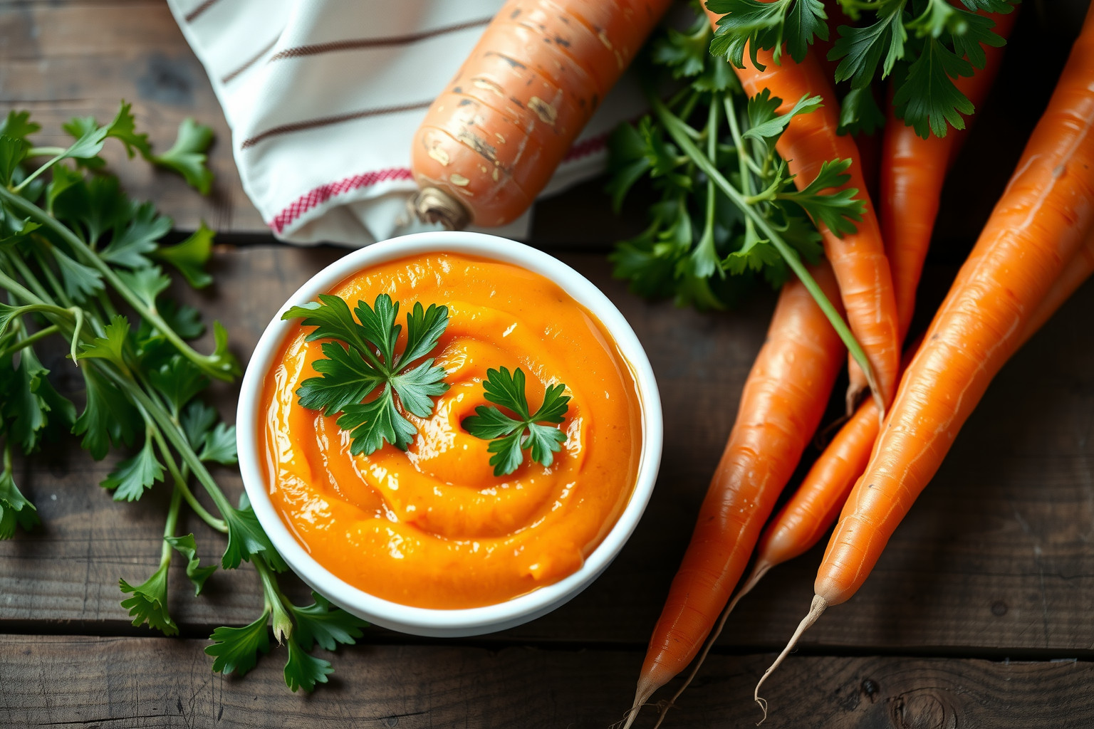 A sárgarépa püré gazdag A- és C-vitaminban a babáknak.