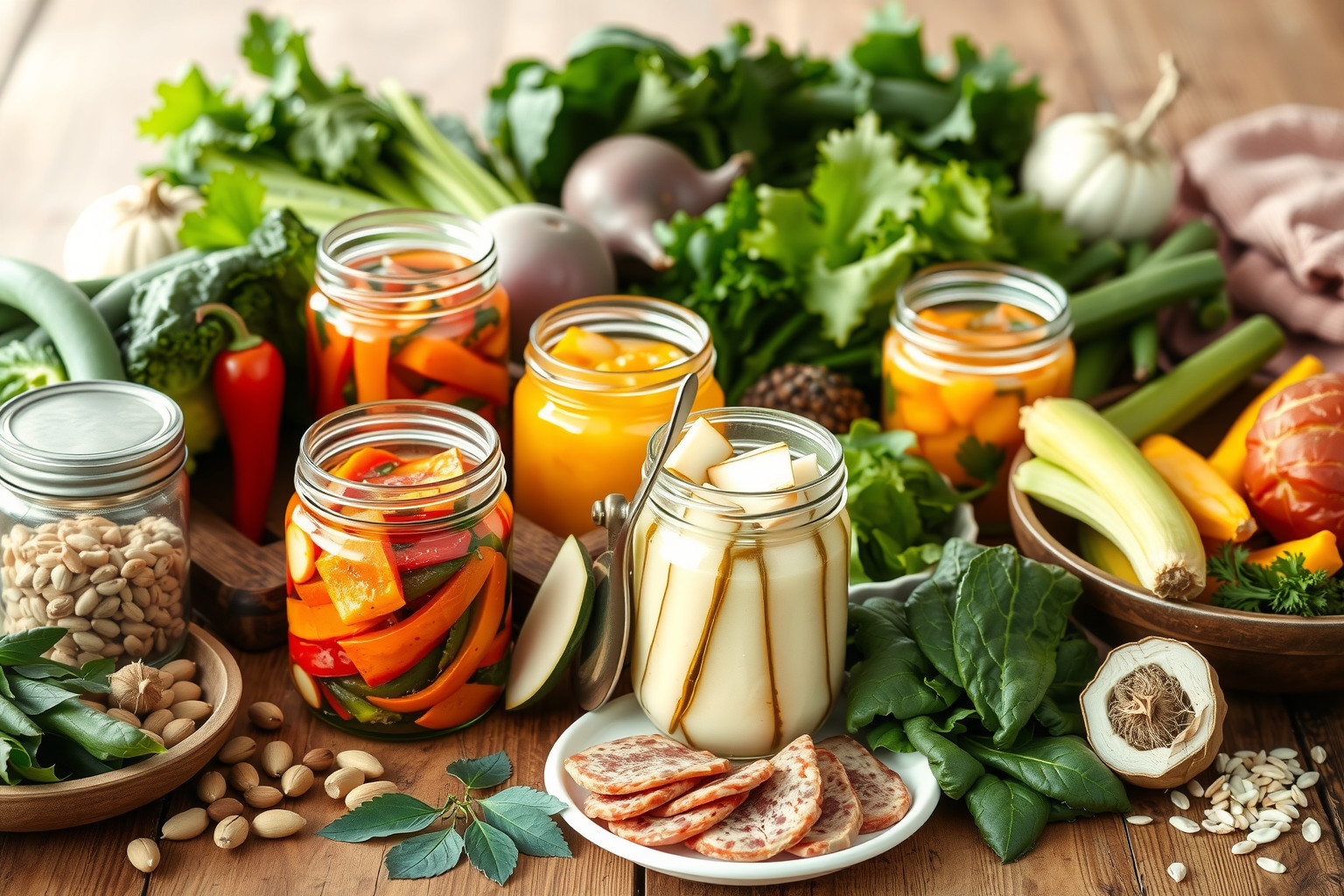A fermentált zöldségek támogatják a bélflóra egészségét minden étrendben.
