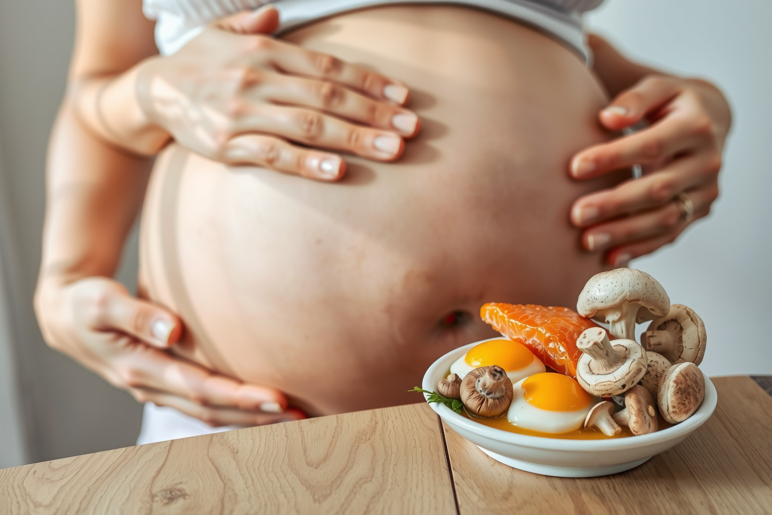 A D-vitamin segíti a magzat csontjainak egészséges fejlődését.