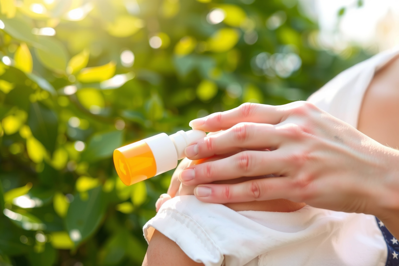 Válassz széles spektrumú napvédőt legalább SPF 30-cal a babának!