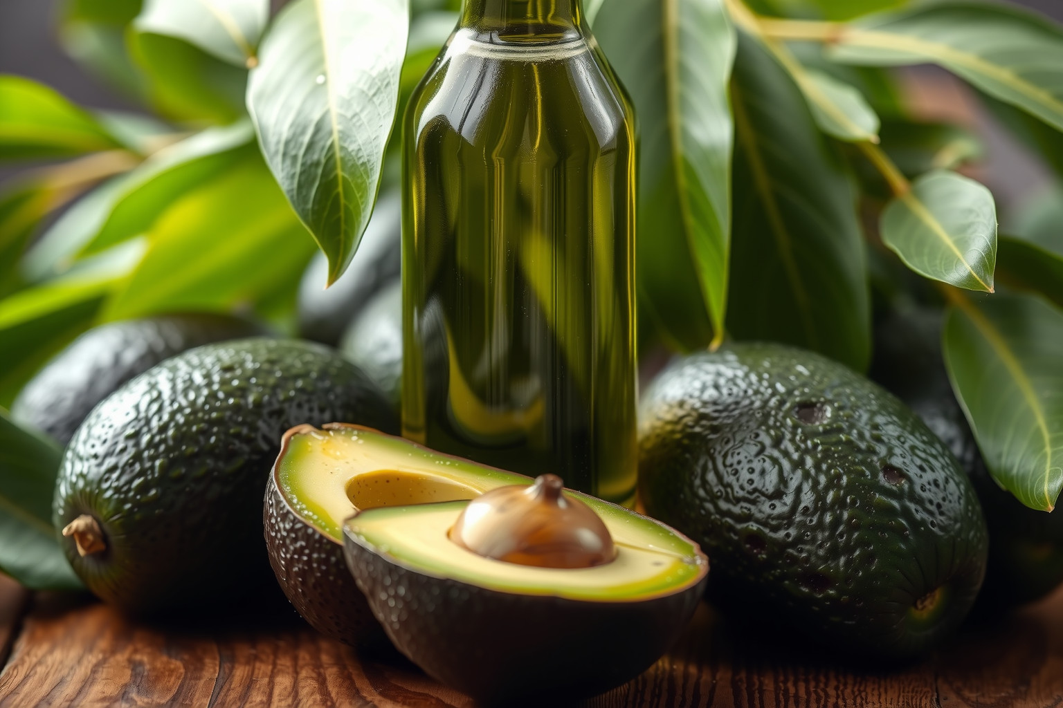 Az avokádóolaj gazdag E-vitaminban, táplálja a hajhagymákat.