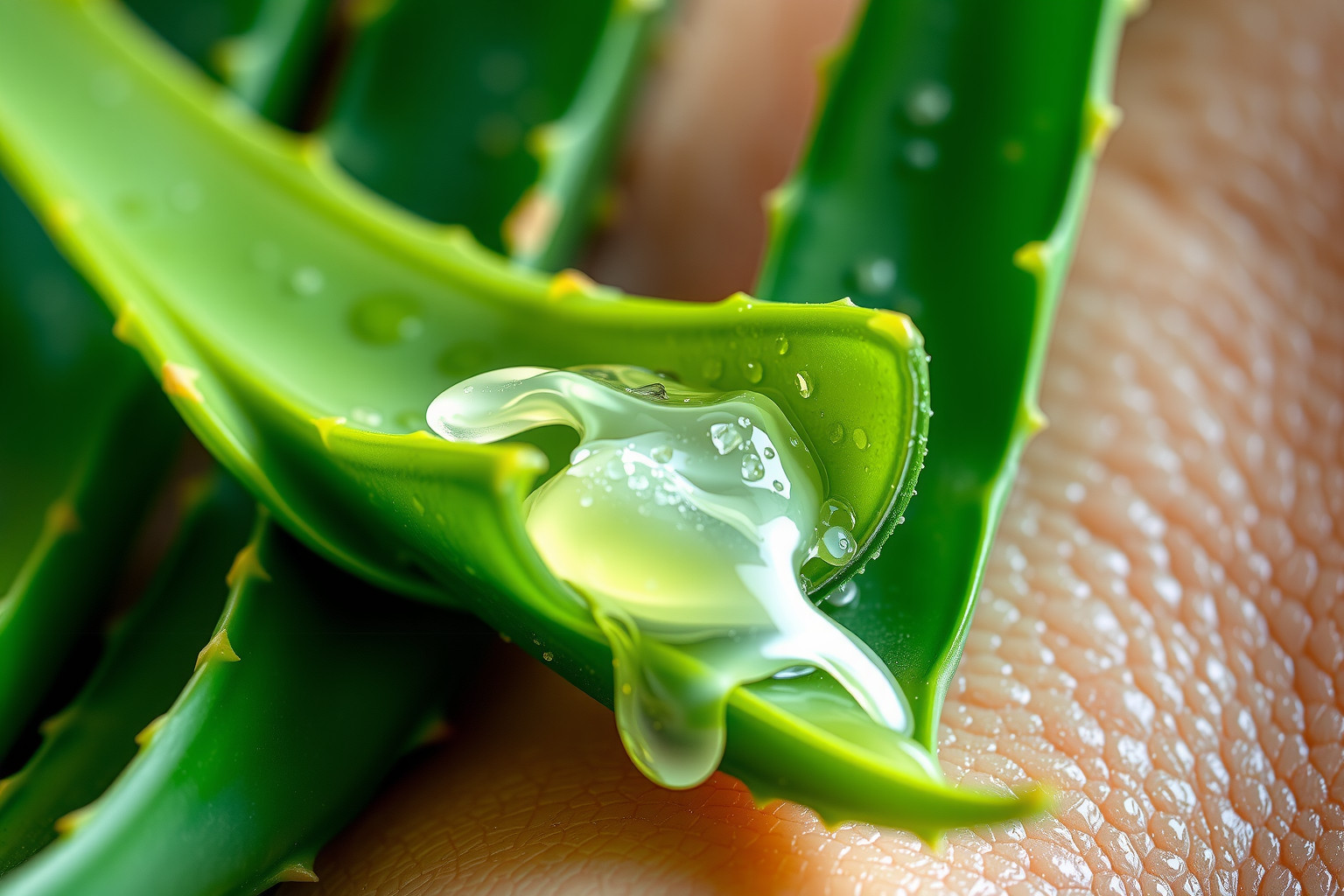 Az aloe vera gél gazdag antioxidánsokban, melyek serkentik a bőr regenerációját.