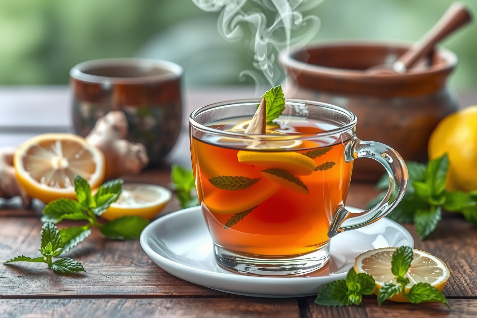 A borsmenta tea enyhíti a puffadást és serkenti az emésztést.
