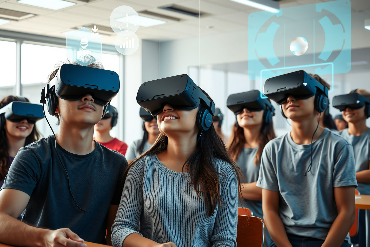 A VR forradalmasítja a tanulást interaktív és élményszerű módon.