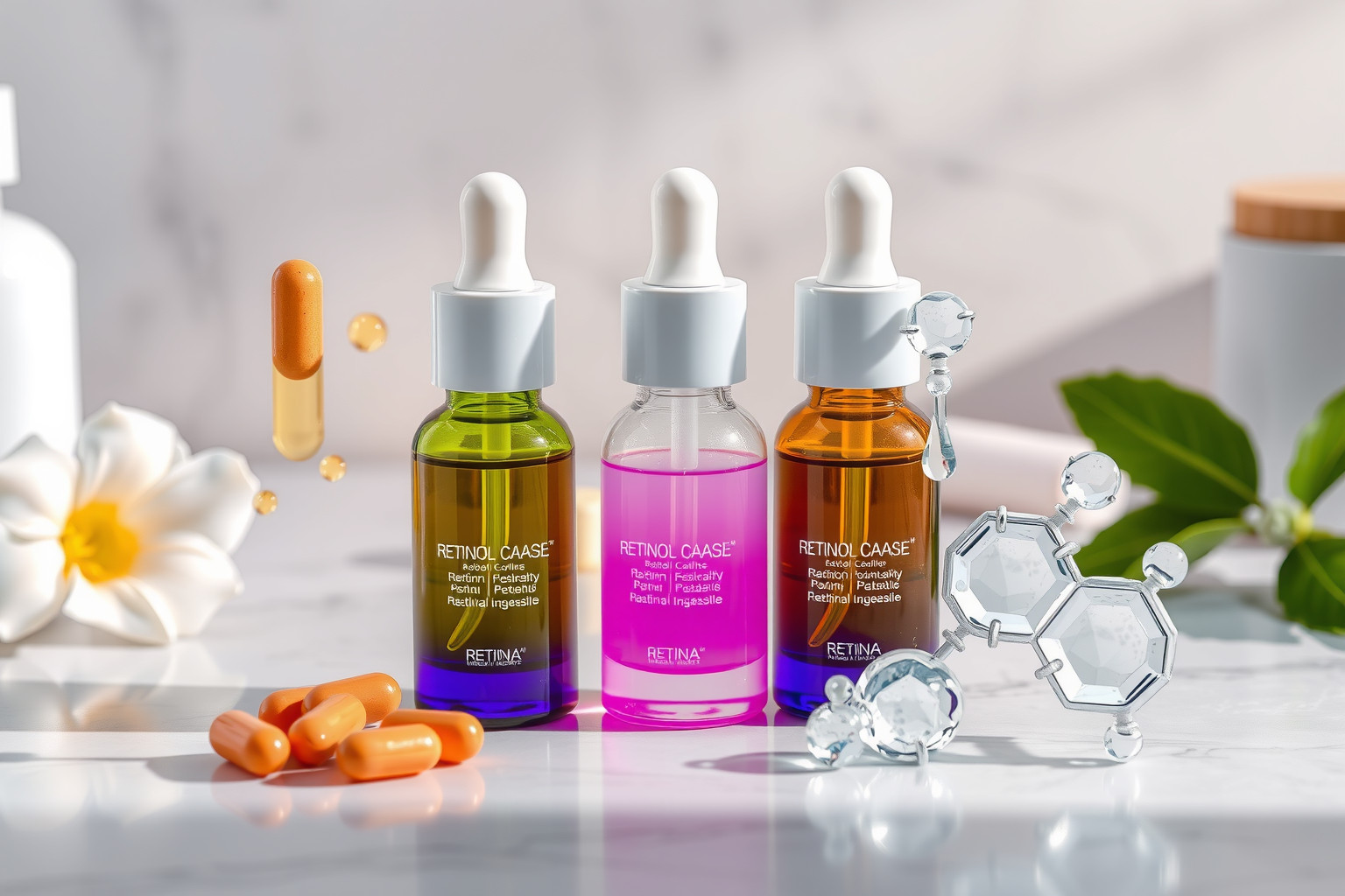 A retinol és peptidek kombinációja fokozza a bőrfiatalítást.