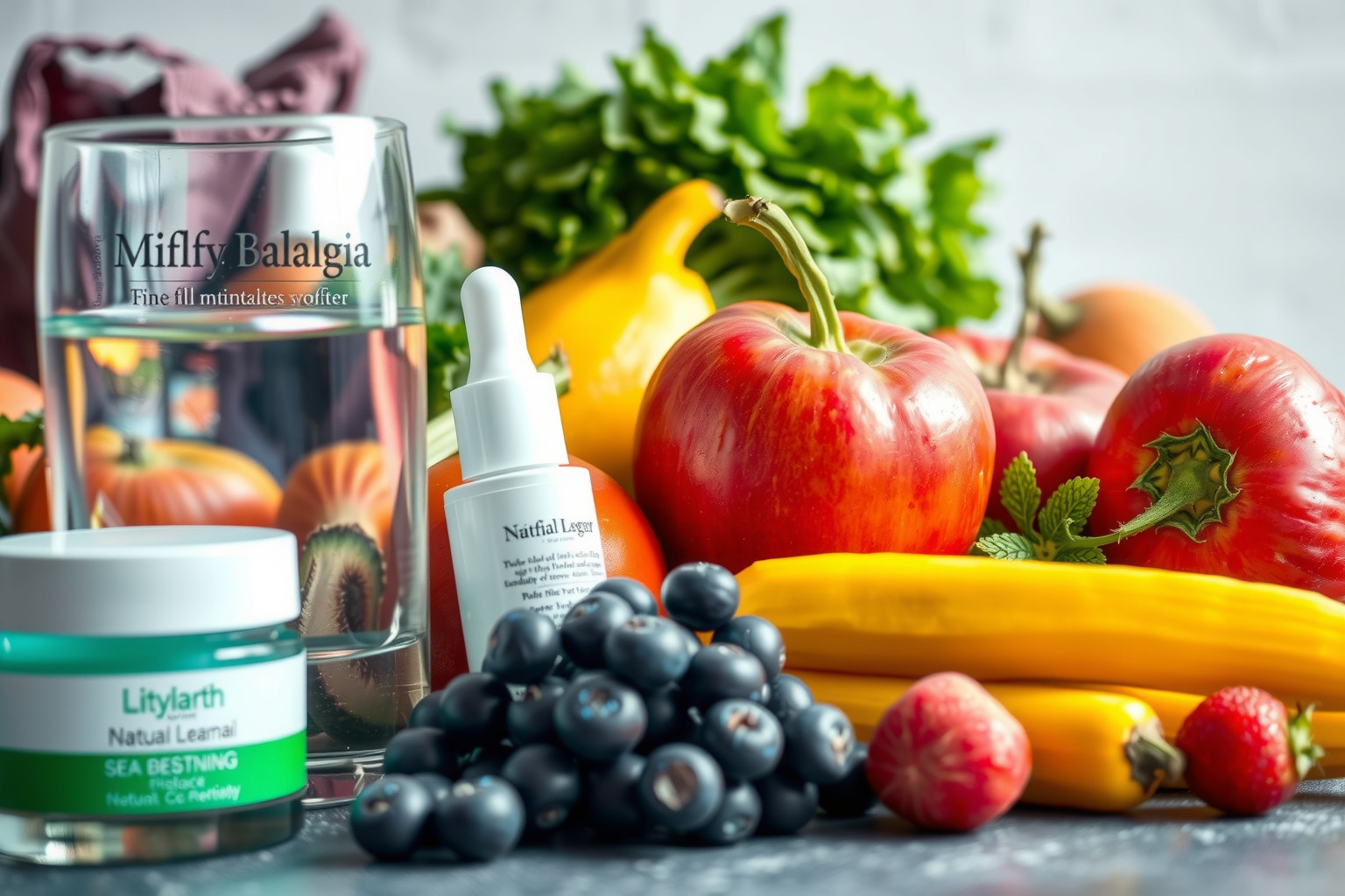 A C-vitamin és cink segítik a bőr hidratáltságát megőrizni.