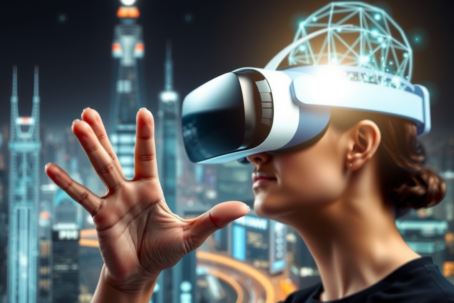 A Metaverse a VR-technológia révén egyesíti a digitális világokat.
