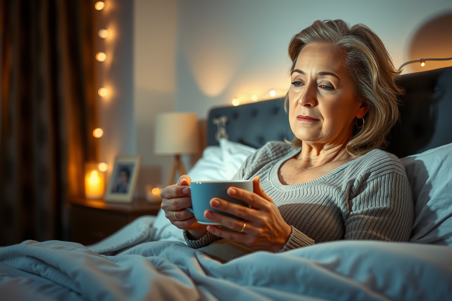 A zsályatea csökkenti a menopauzás hőhullámok és izzadás tüneteit.