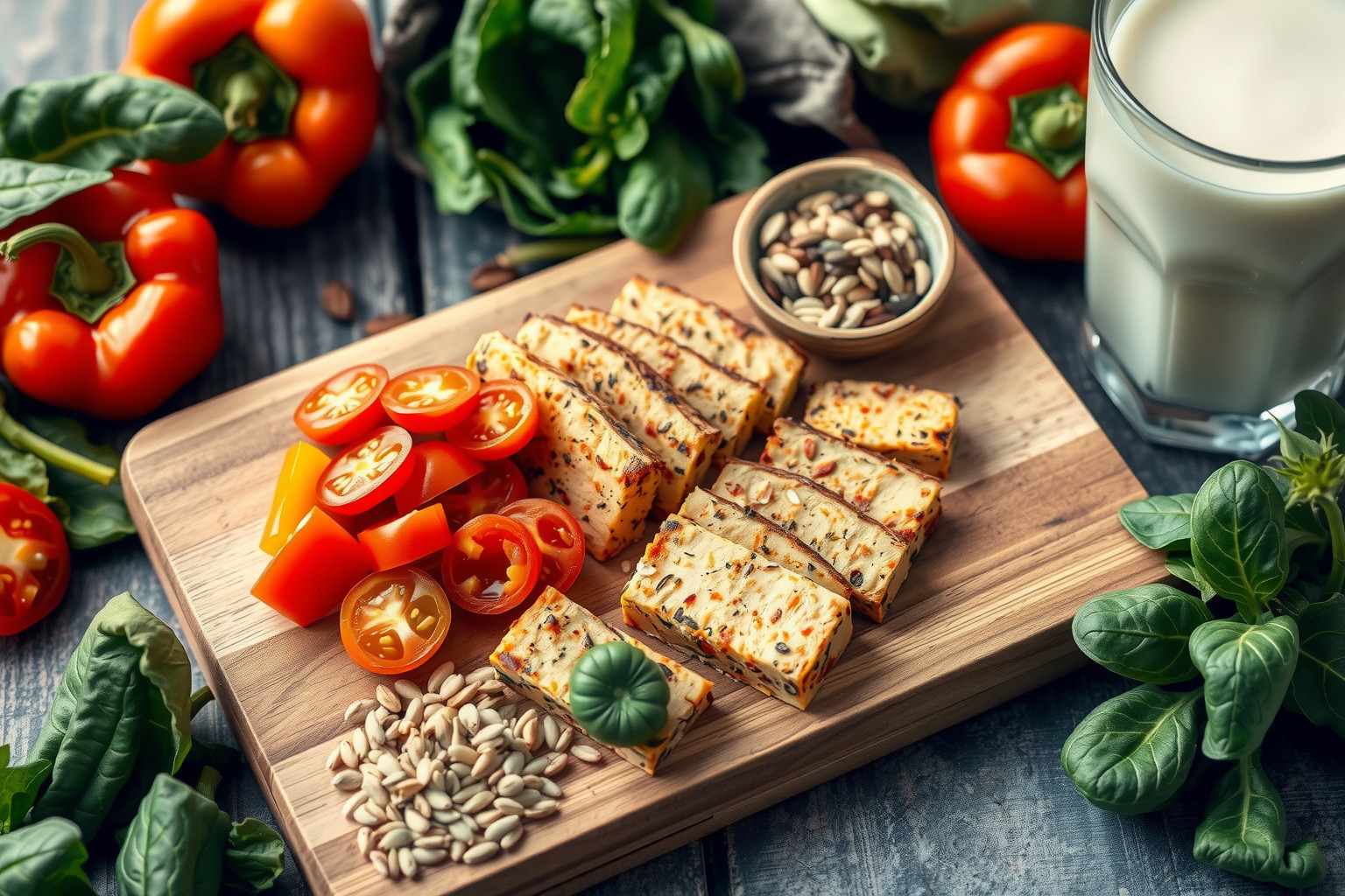 A tempeh gazdag fehérjében, rostokban és B-vitaminokban.