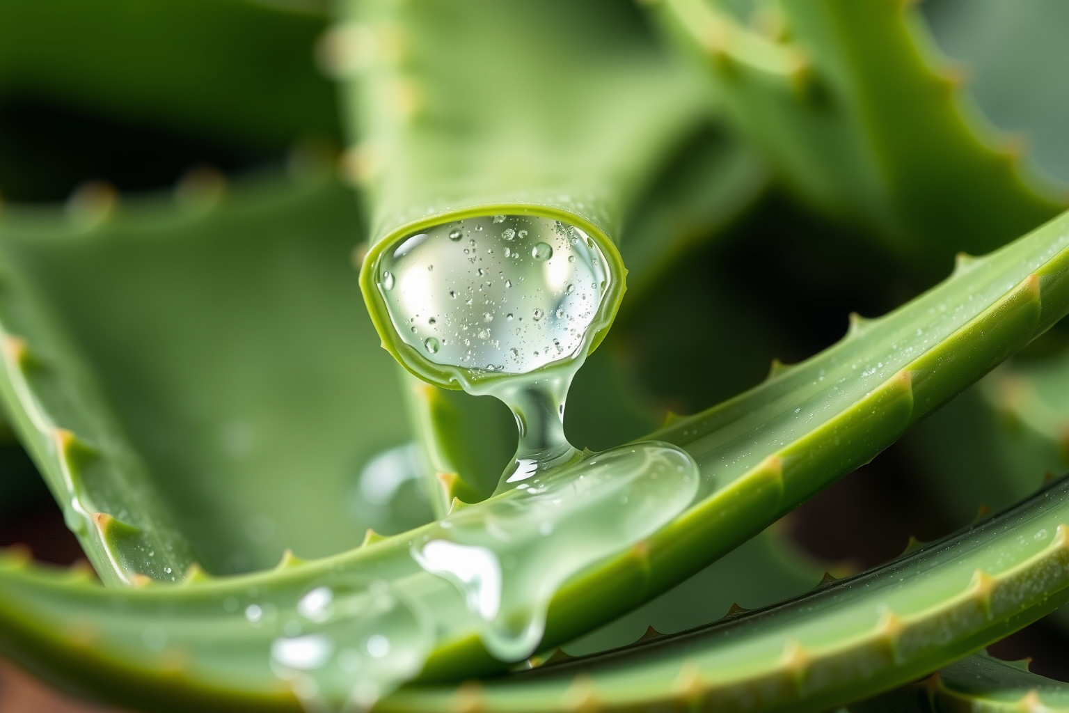 Az Aloe vera hűsíti és regenerálja az irritált bőrt.