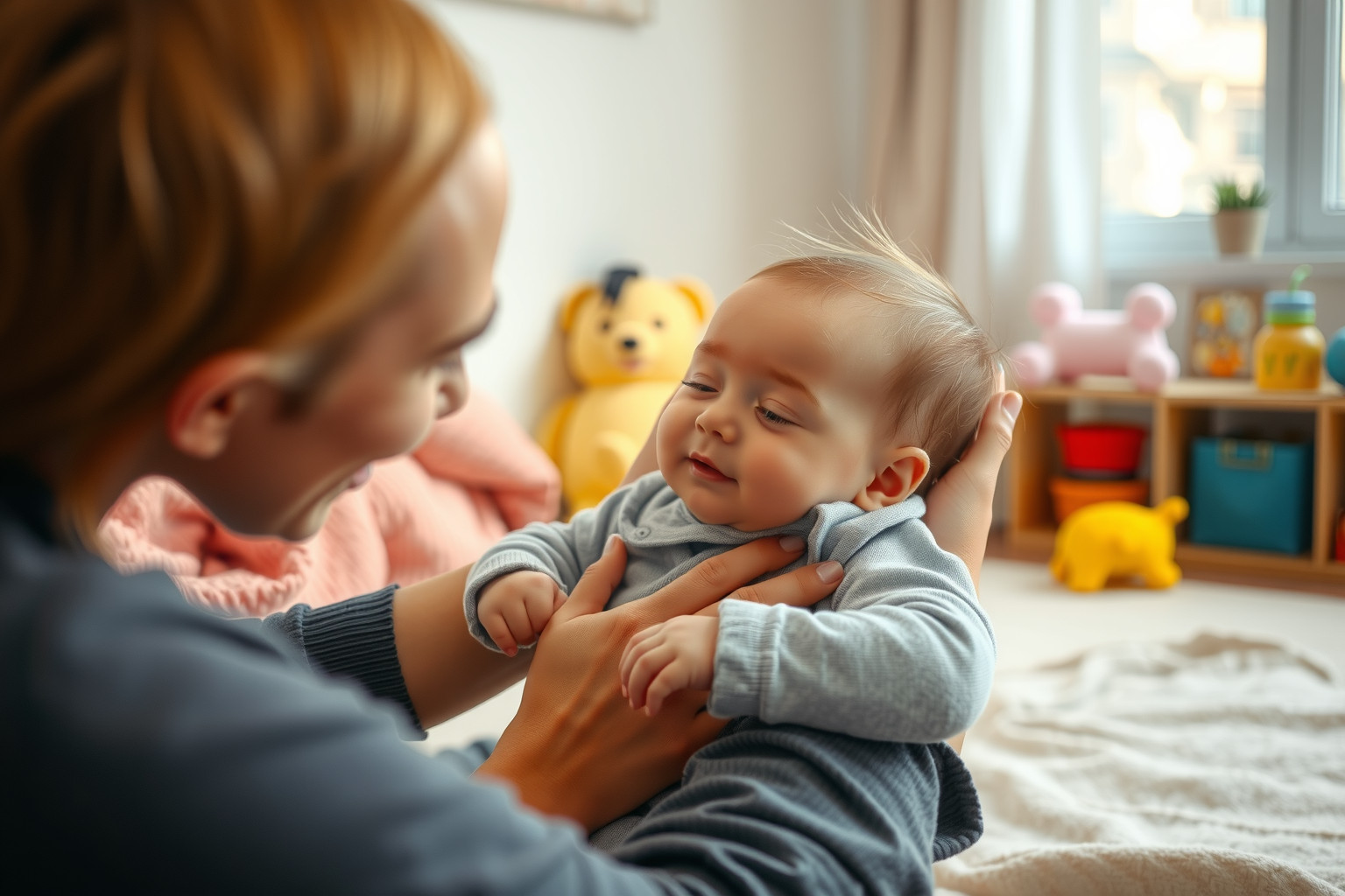 Masszázs és nyugtató zene csökkenti a baba oltási stresszét.