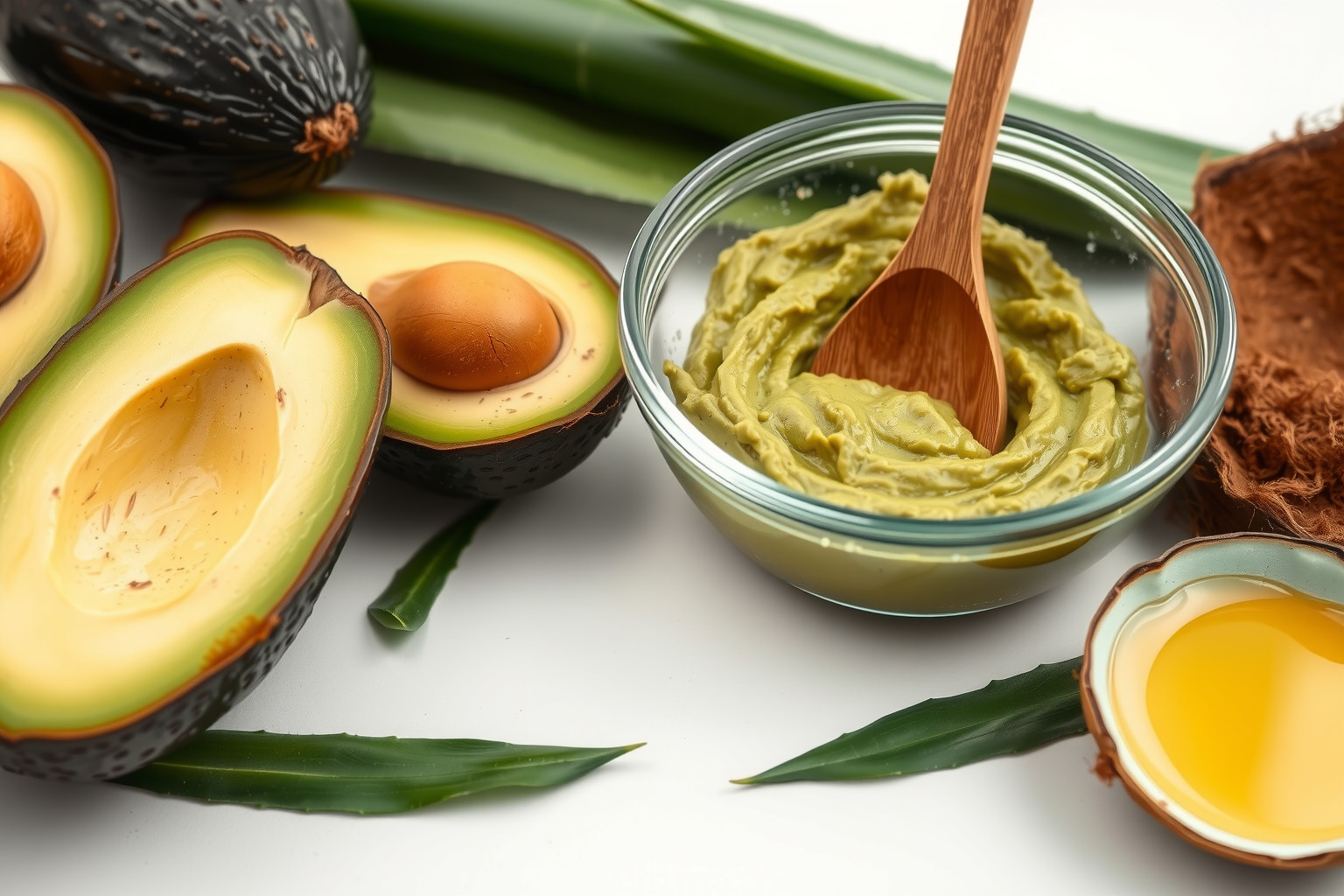 Az avokádó gazdag E-vitaminban, mely erősíti a hajat.