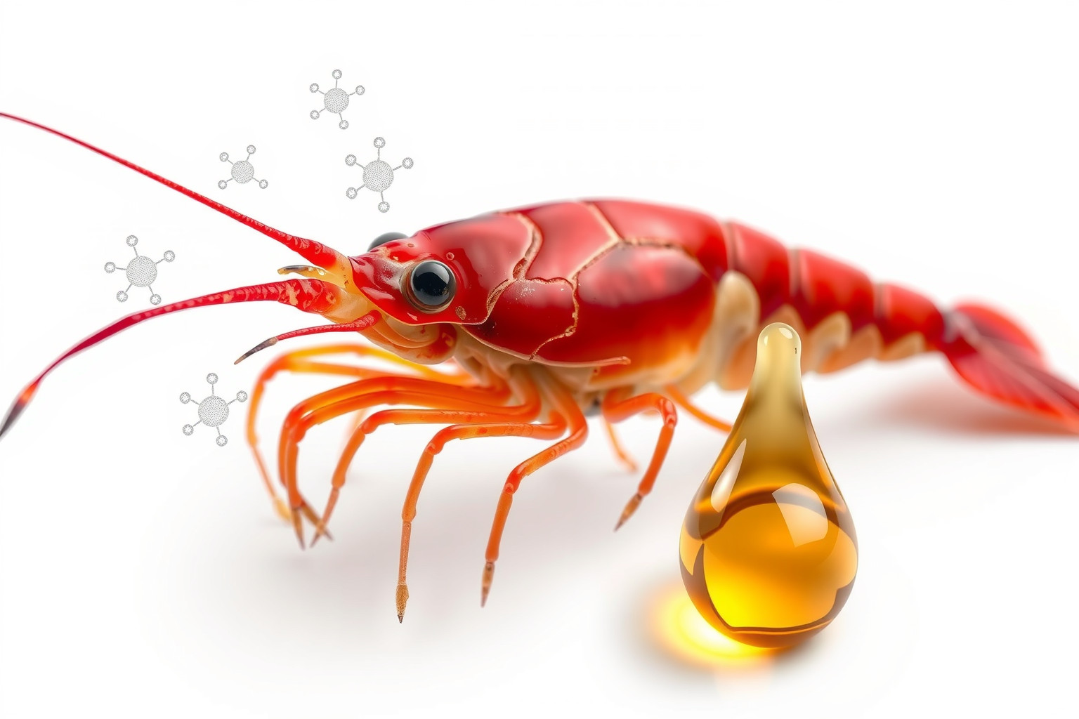 Az astaxanthin erős antioxidáns, mely védi a sejteket.