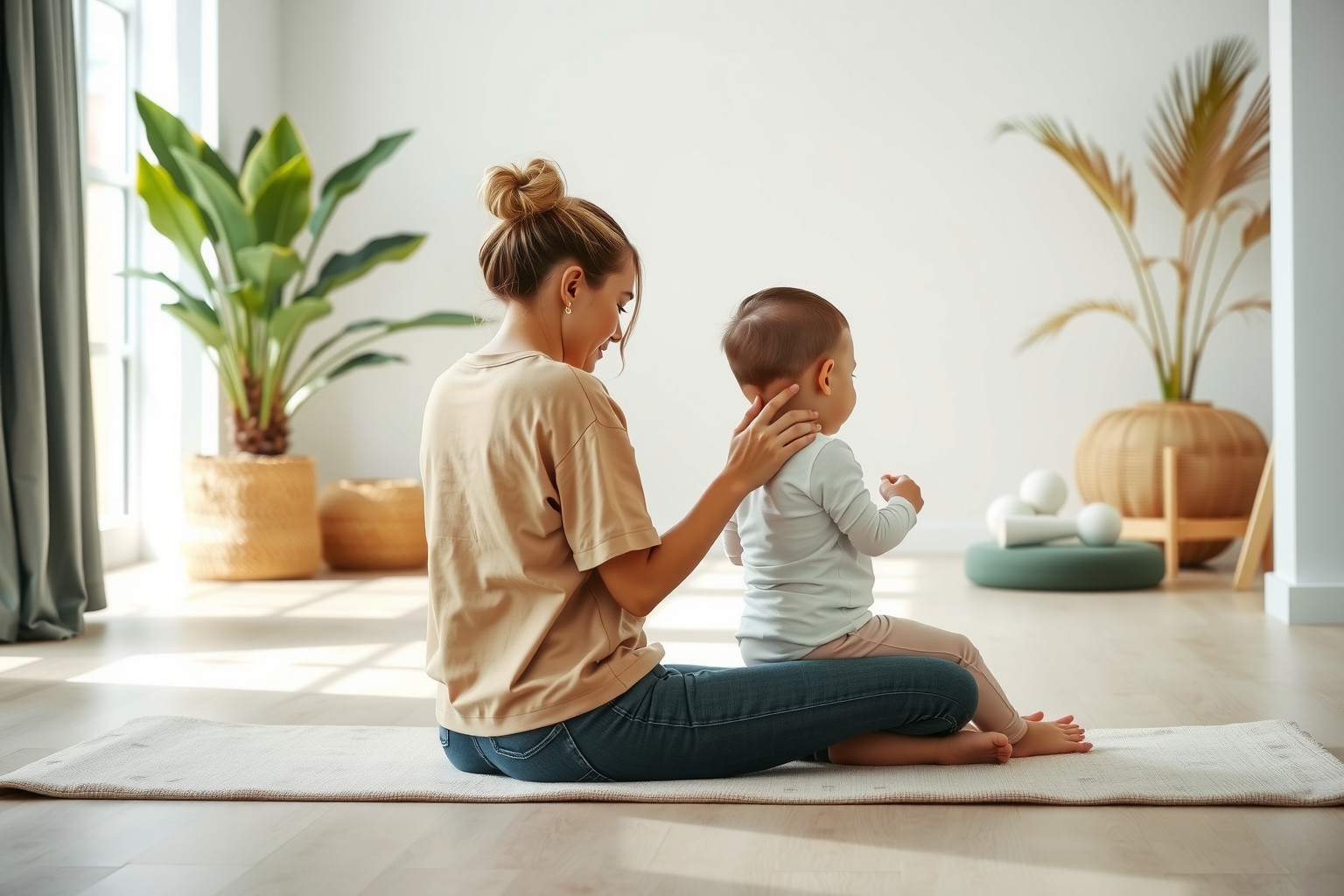 A babamasszázs segíti a kötődés és relaxáció erősítését.
