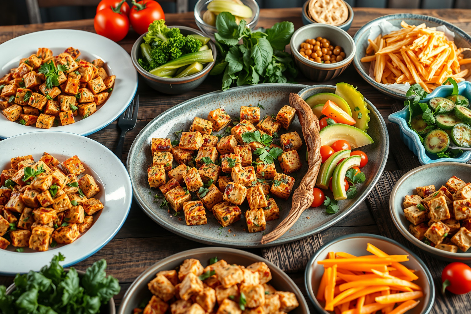 A tempeh sokoldalúan felhasználható főételekhez, salátákhoz, snackekhez.