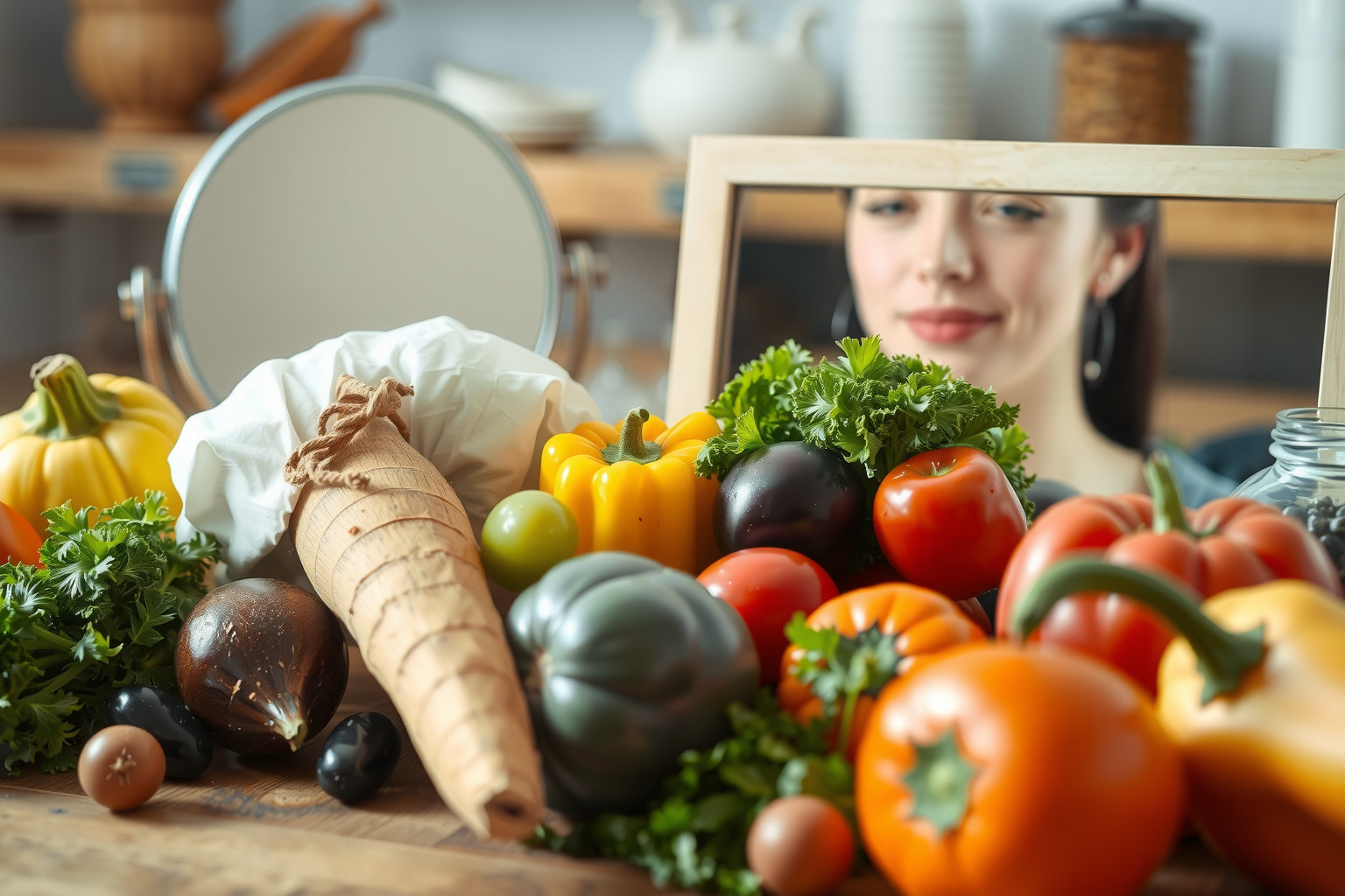 Az antioxidánsokban gazdag ételek javítják a bőr állapotát.