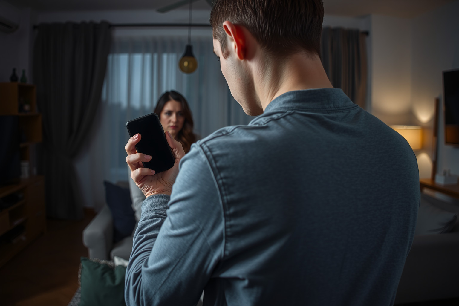 Állandó telefonhasználat gyakran titkolózás jele lehet.
