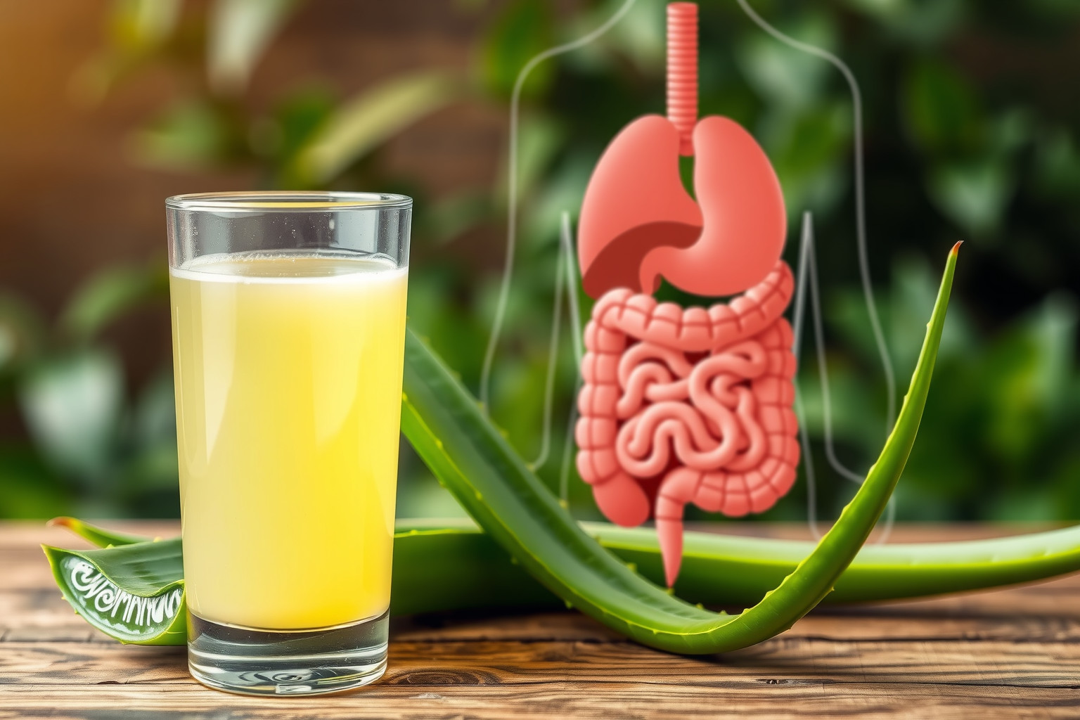 Az aloe vera ital csökkenti a bélgyulladást és javítja az emésztést.