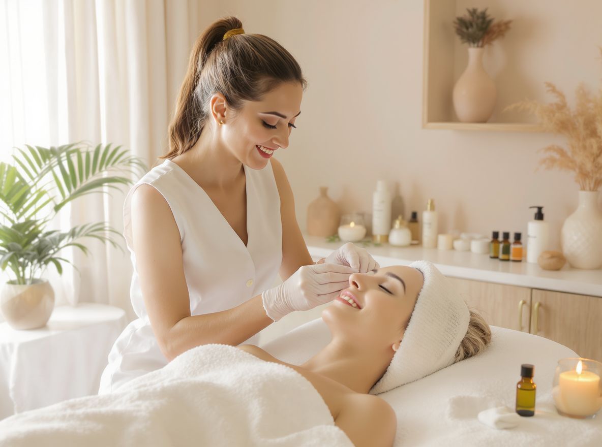 A professzionális kezelések fokozzák a bőr megújulását.