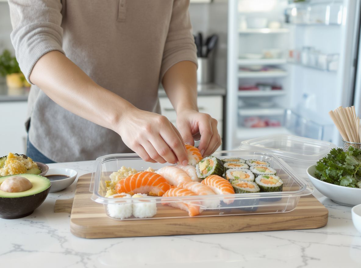 A sushi frissessége kulcsfontosságú az egészségmegőrzéshez.