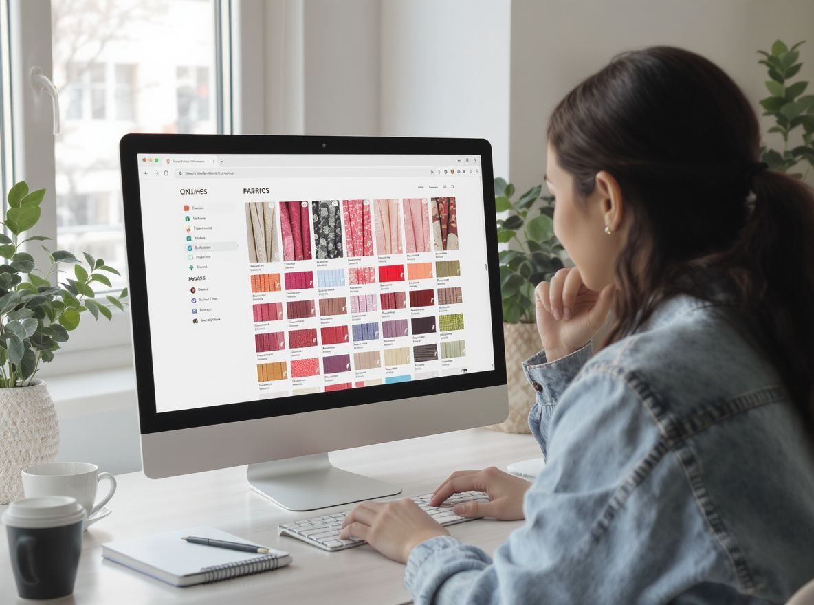 Az online szövetboltok széles választékot és kényelmet kínálnak.