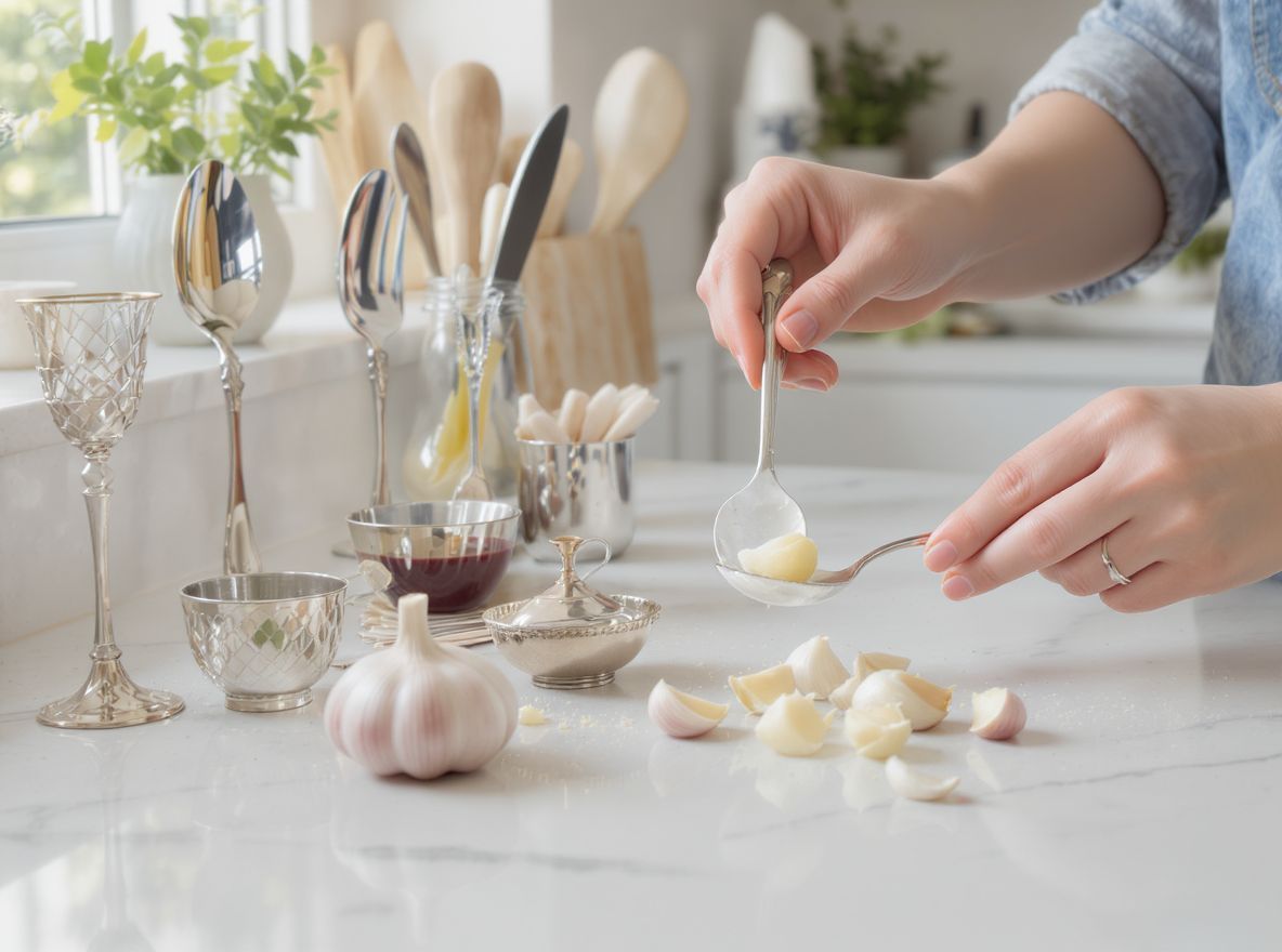 A fokhagyma megakadályozza az ezüst korrózióját.