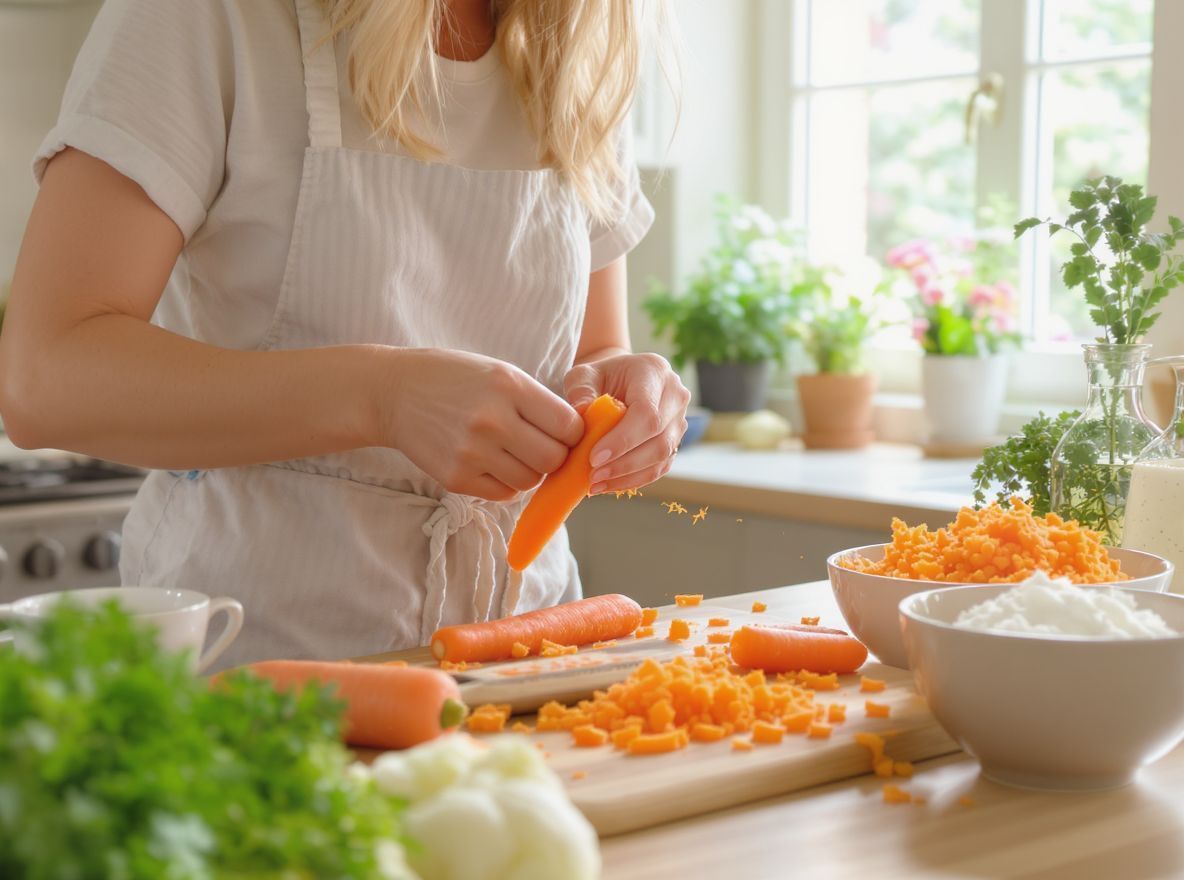 A sárgarépás édességek gazdagok rostokban és vitaminokban.