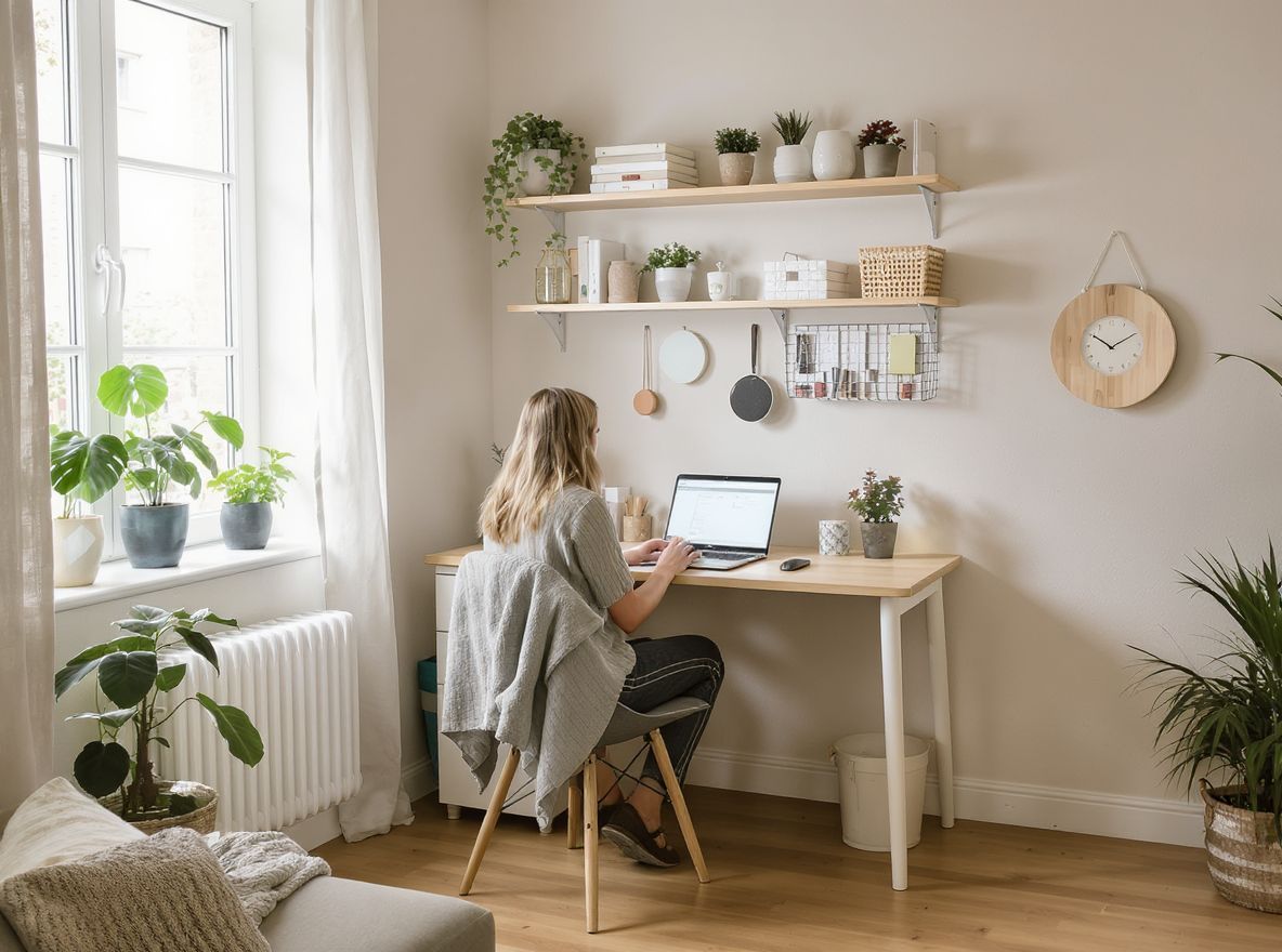 Multifunkcionális bútorok segítik a kis tér kihasználását.