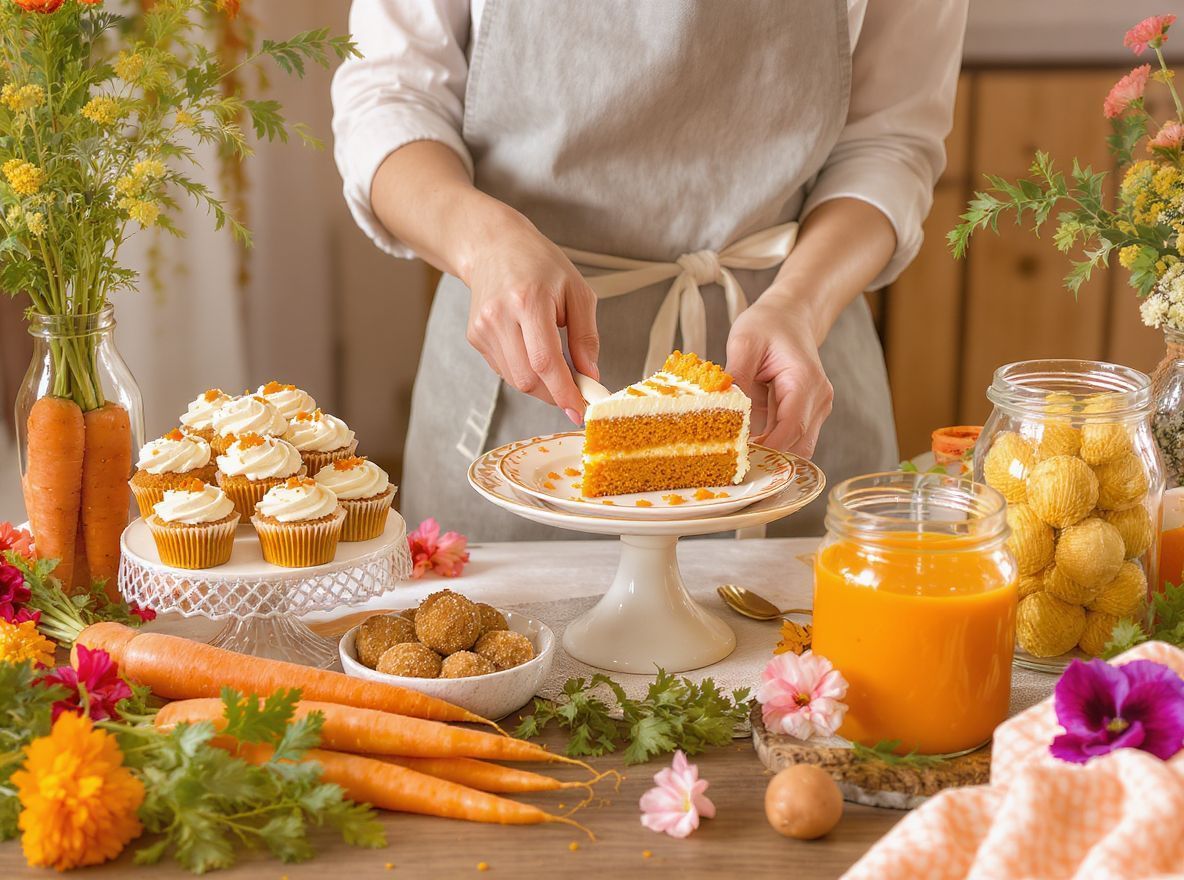 Sárgarépás muffin, egészséges alternatíva a hagyományos édességhez.