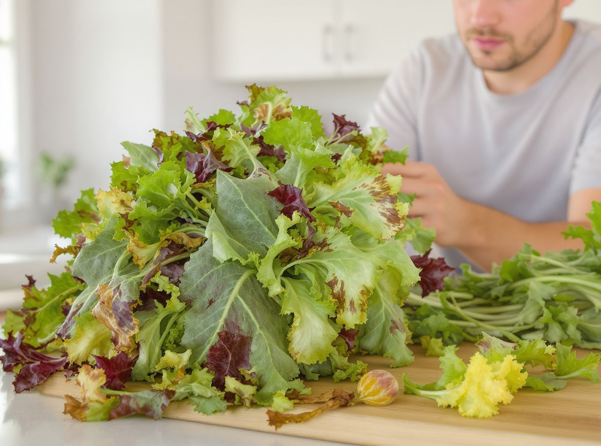 A rukkolát akkor váltsuk le, ha barnulni kezd.