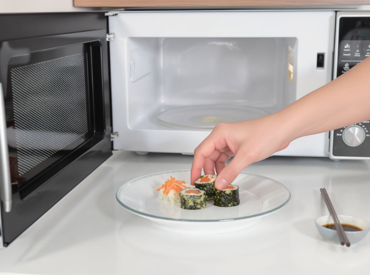 A sushi újrahevítése csökkentheti az ízek élményét.