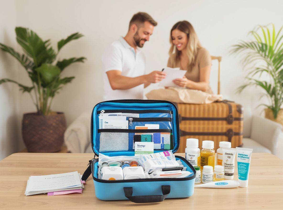 A személyes gyógyszerek listája segít az utazás során.