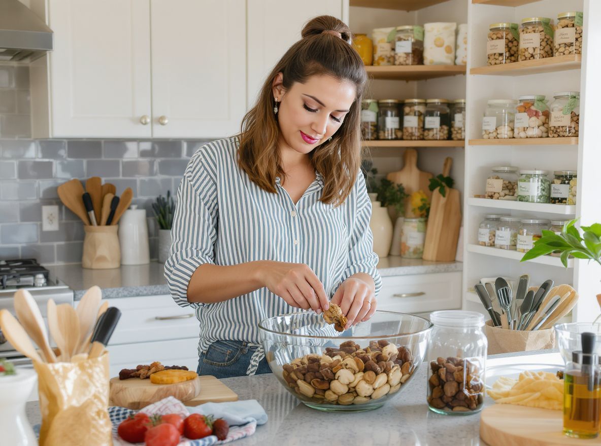 A szárított gombák rehidratálása fontos a tálalás előtt.