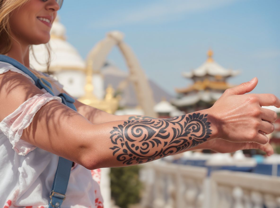 A tetoválás a kultúra kifejezése és utazási identitás.