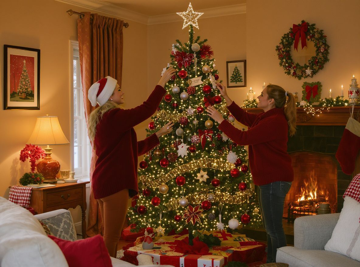 Kézműves díszekkel személyre szabhatod ünnepi karácsonyfádat.