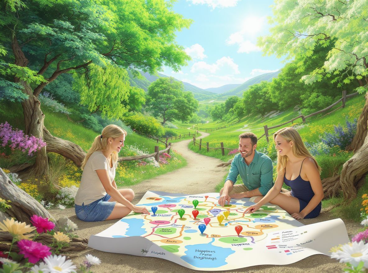 A célok kitűzése segít a boldogság megtalálásában.