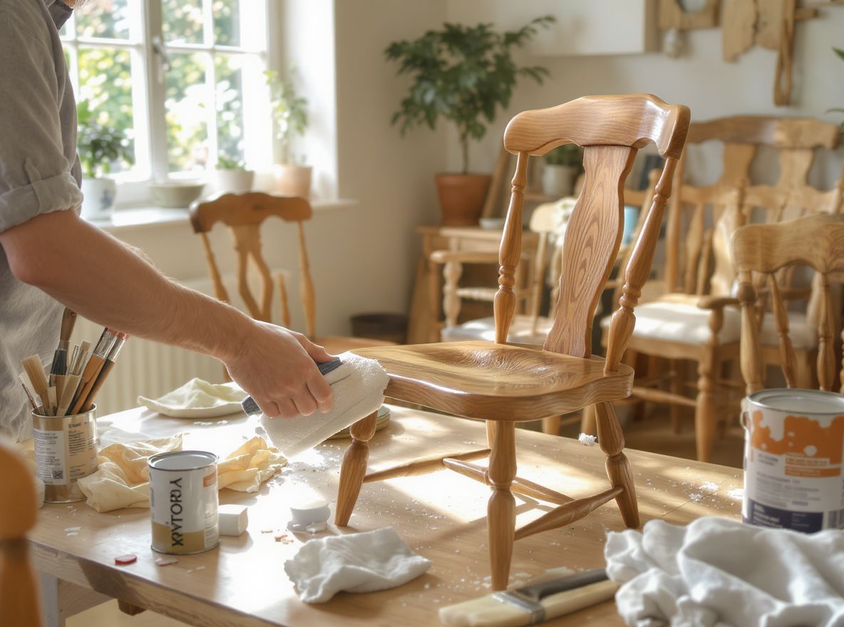 A felújított bútorok rendszeres karbantartással tovább élnek.
