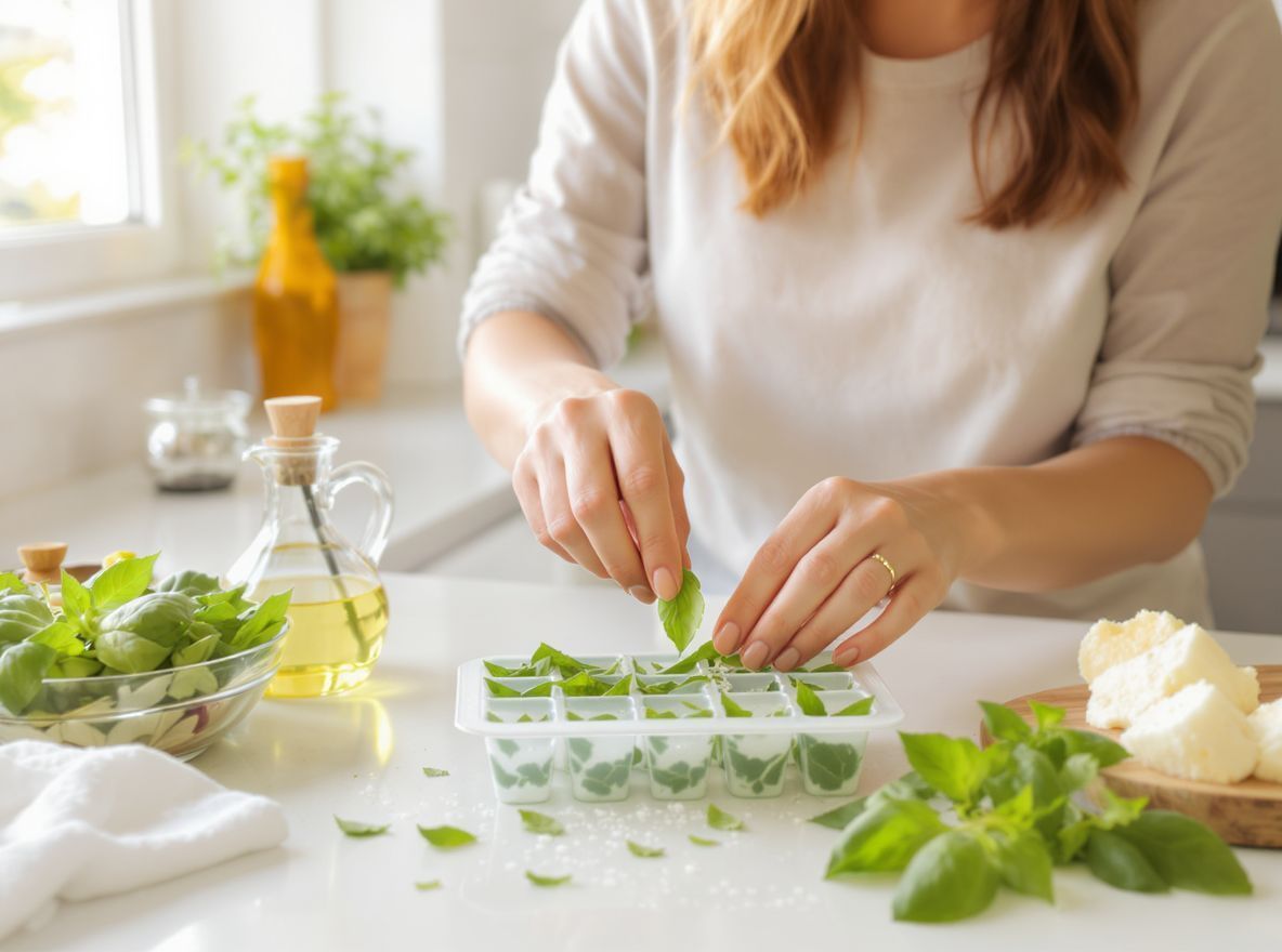 Ne fagyaszd le vízben a bazsalikomot, íze elveszik.
