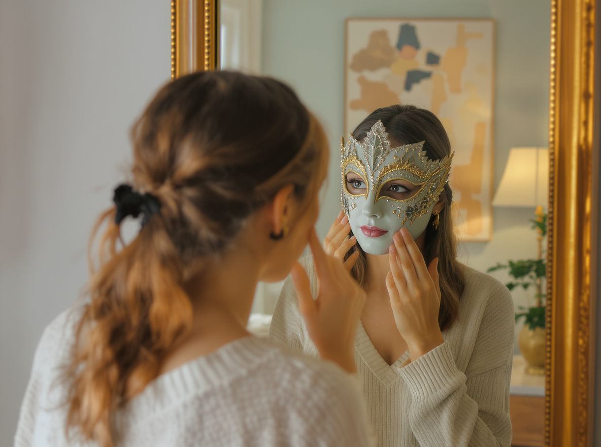 Az álarcok mögött sokszor rejtett félelmek lapulnak.