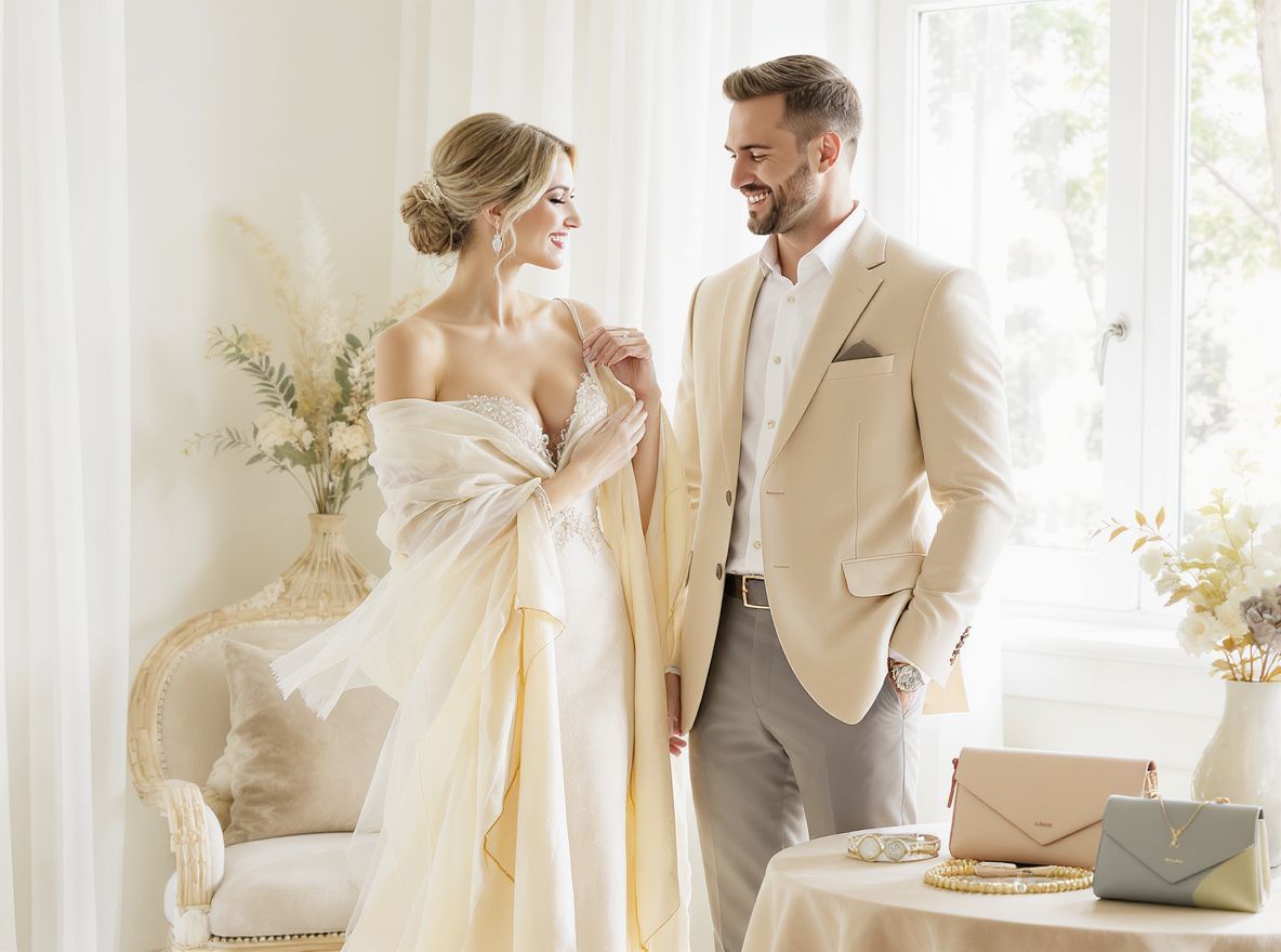 Kiegészítők kiemelik az eleganciát és a személyiséget.