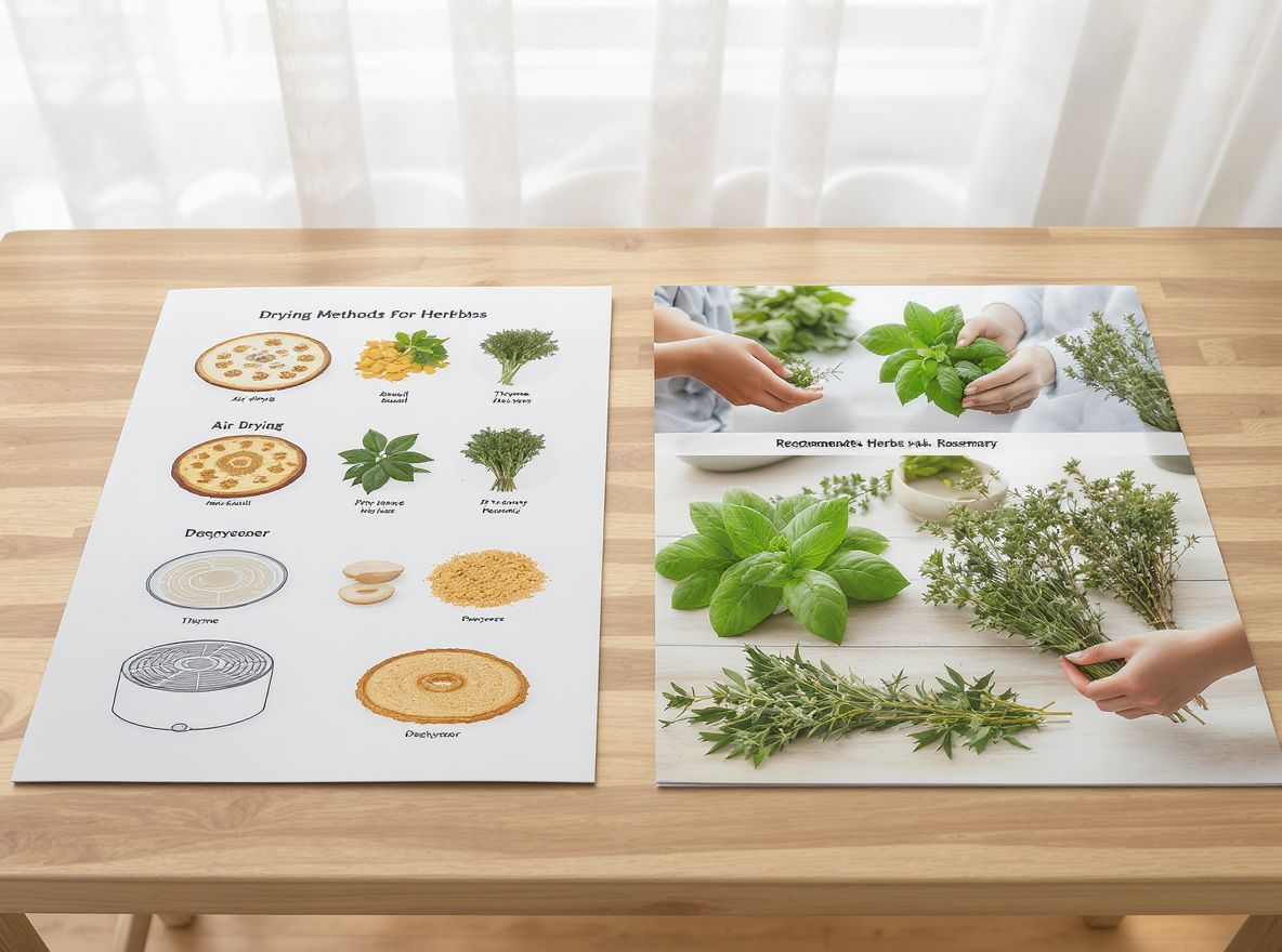 A szárítási módszerek befolyásolják a fűszernövények ízét.
