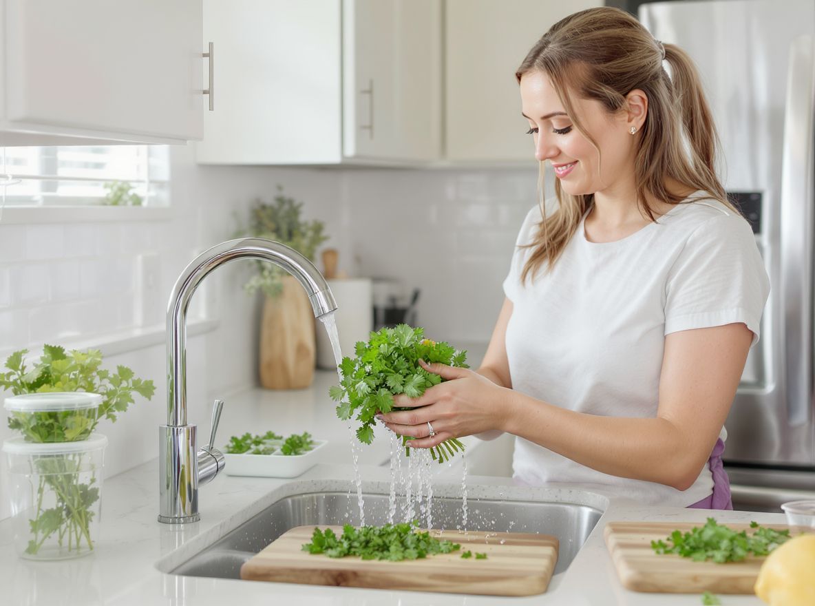 A petrezselyemzöld tökéletes tárolásához használj légmentes dobozt.