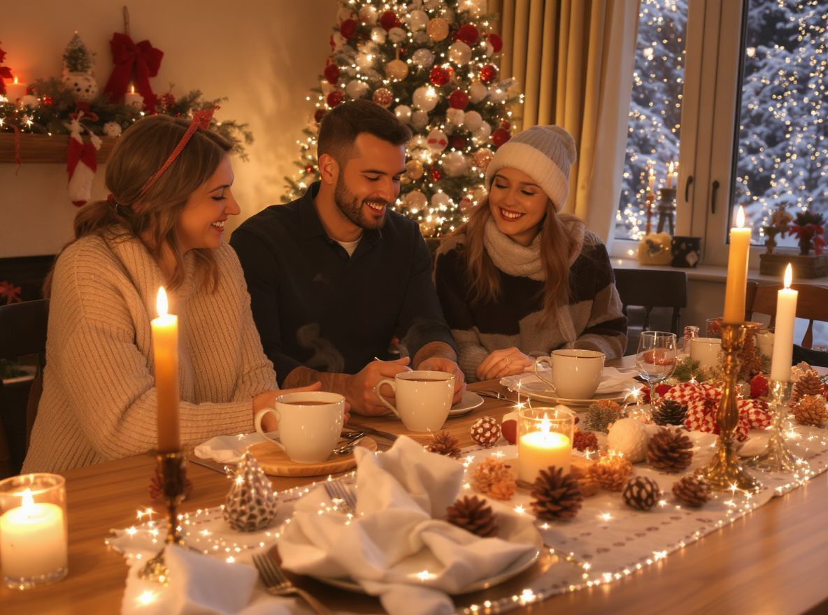 A hangulatos világítás fokozza a forrócsoki élményét.