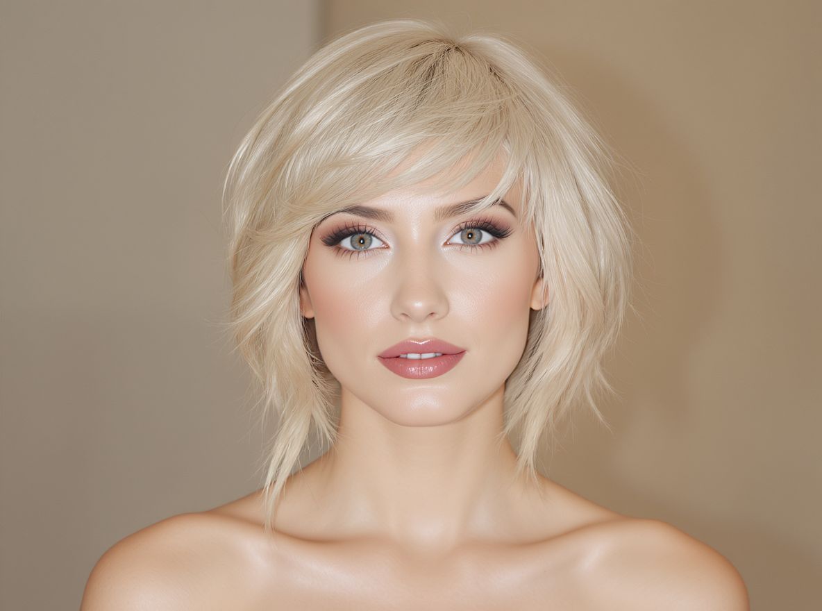 A frufru optikailag keskenyíti az arc formáját.