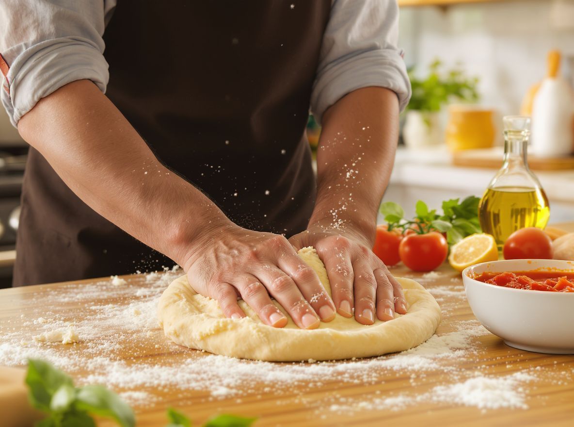 A szósz alapja a friss paradicsom és fűszerek.