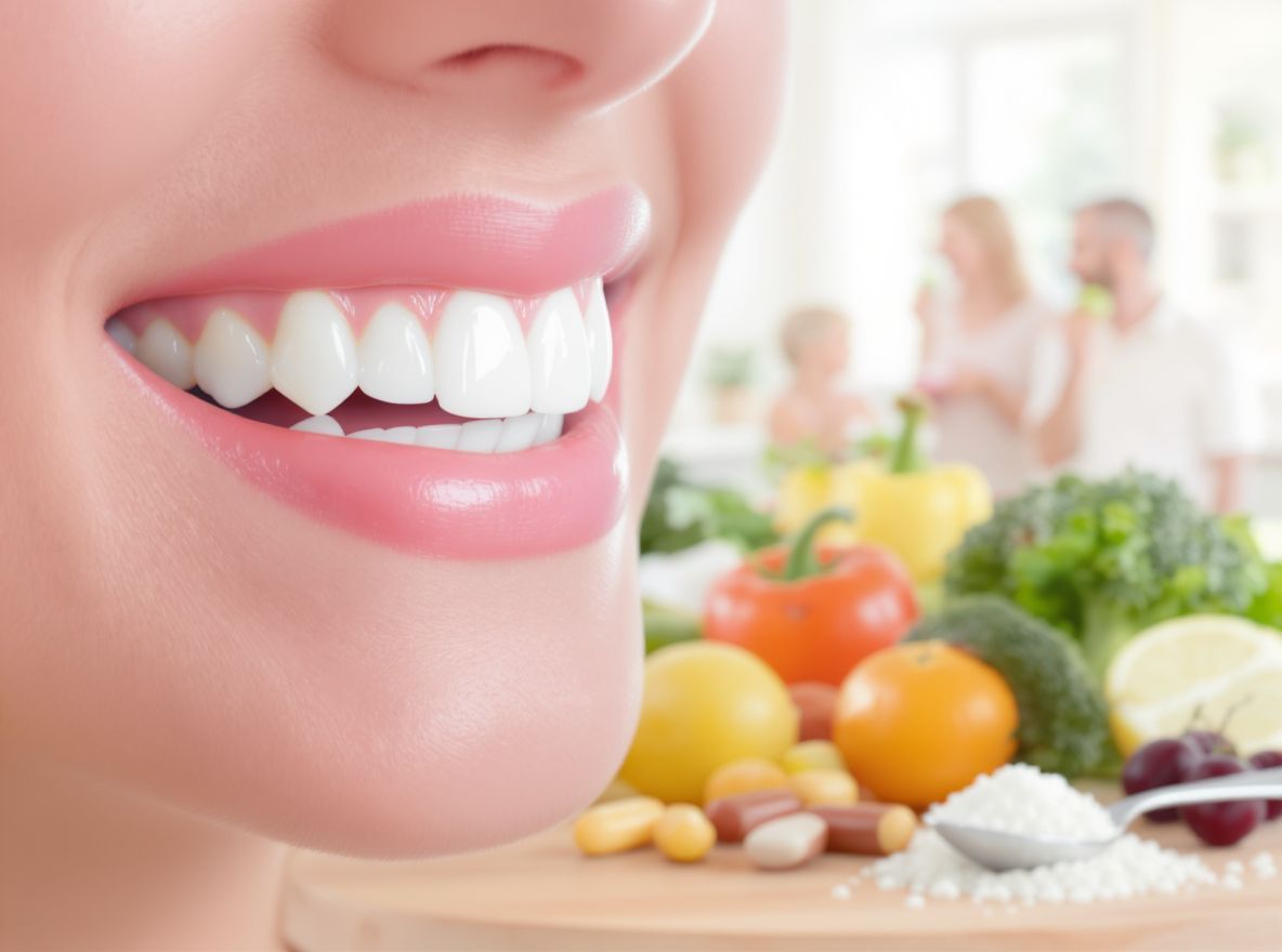 A kalcium és a D-vitamin fontos a fogzománcnak.